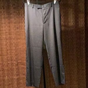 Perry Ellis Charcoal Pinstripe Trousers